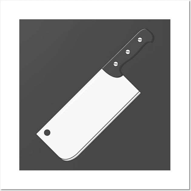 Butcher Knife Wall Art by KH Studio